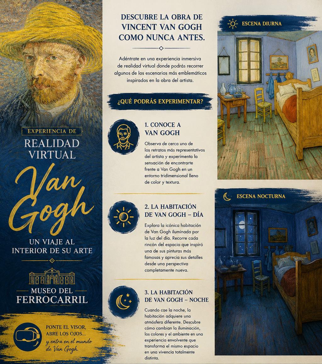 Exposición Van Gogh Museo del Ferrocarril